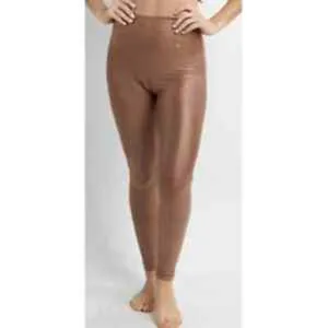 Savvi Mirage Liquid Leggings in Mocha thumbnail 2