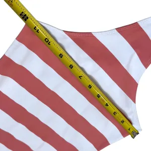 Aritzia Babaton White Pink Striped Short Sleeve Bodysuit‎ Feminine Festival Feminine XS thumbnail 13