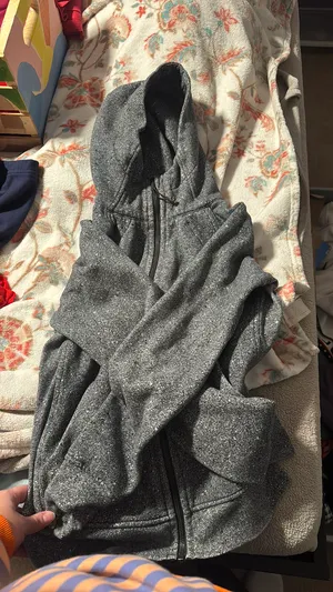 Lululemon black and white speckled full length scuba thumbnail 4