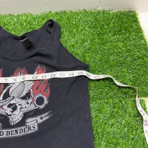 Y2K Skull Flame Rod Benders Tank Top thumbnail 5