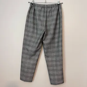 The Group by Babaton Aritzia Jimmy Pull On Flannel Pant Gray Plaid M thumbnail 7