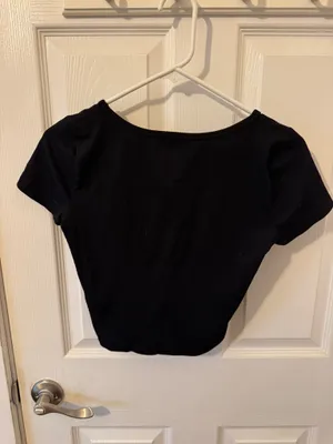 Hollister Crop Top Black thumbnail 5