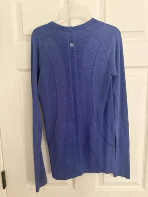 Lululemon Swiftly Tech Long Sleeve- Viola Violet Size 6 thumbnail 3