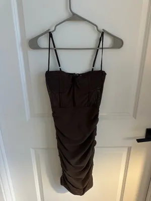 Brown Bodycon Dress Size XS thumbnail 2