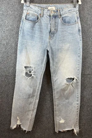 BDG Urban Outfitters Women's Cowboy Jean‎ Blue Size 29 Chewed Hem thumbnail 1