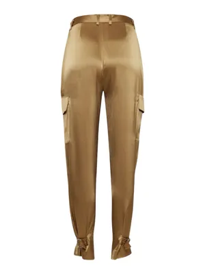 Babaton Aritzia Refined Satin Cargo Trouser Pants Size 14 thumbnail 4