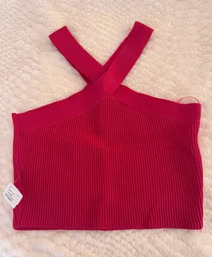 Fuchsia crop top  thumbnail 1