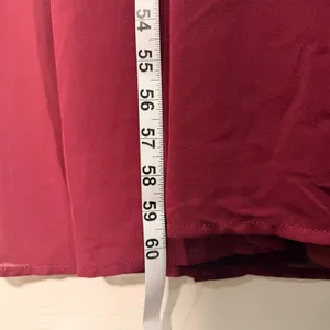 Lulus Burgundy Flutter Sleeve Wrap Maxi Dress Burgundy Size Medium thumbnail 3