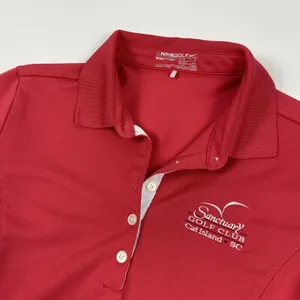 Nike Golf Polo Shirt Womens Medium Sanctuary Cat Island SC Long Sleeve Dri-Fit thumbnail 3