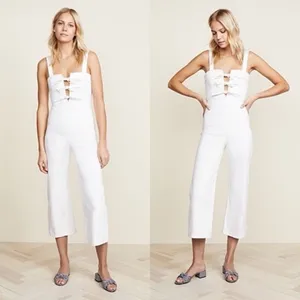 $165 Clayton x Revolve Darcie jumpsuit in white S thumbnail 2