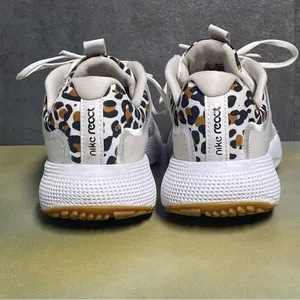 Nike React Escape Run White Leopard Women's Running Shoes Size 7M thumbnail 6