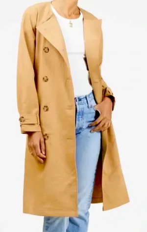 Outerknown Baker Trench Coat - Sandy - $298 New! thumbnail 1