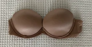 Victoria's Secret Nude Strapless Push-Up Bra thumbnail 1