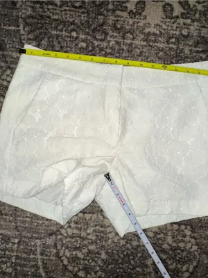Saint Tropez West Women’s Size 6 White Lace Dress Shorts thumbnail 5