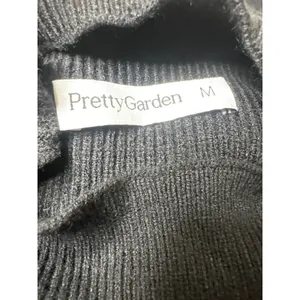 PrettyGarden Black Ribbed Knit Mock Neck Sleeveless Bodycon Midi Dress Medium thumbnail 8