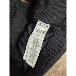 Nike 1/4 Zip Crop Tank Top Racerback Sports Bra Shirt Black XL thumbnail 2
