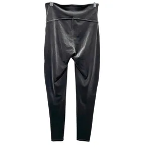 Spanx Ready to Wow Gray Velvet Leggings L Holiday thumbnail 6
