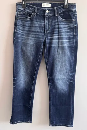 BKE Payton Women’s 27 Mid Rise Bootcut Dark Wash Stretch Jeans thumbnail 1