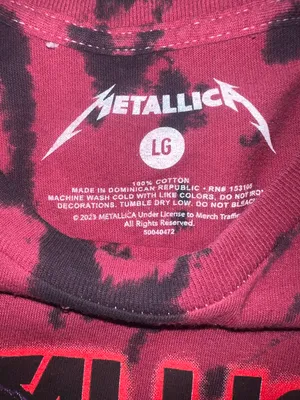 Metallica Shirt Multiple Size L thumbnail 3