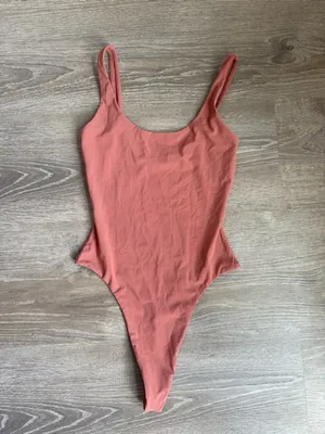Alo Mesh Sheer Illusion Bodysuit - Soft Terracotta thumbnail 2