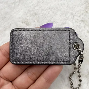 2" COACH Silver Fob Bag Charm Hang tag Hangtag thumbnail 2