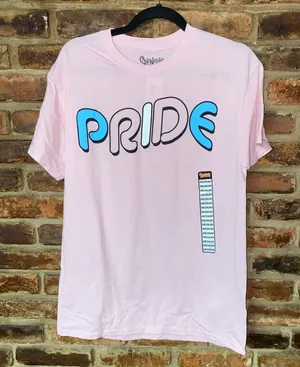 New Spencer's Pink Pride Graphic LGBTQ Short Sleeve T-Shirt Unisex Size Medium thumbnail 1