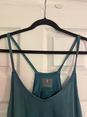 Free People Women's Hot Shot Onesie, Hydro, Blue, M thumbnail 2