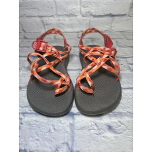 Chacos Sz 9 Wmns ZX/2 Cloud Dual Adjustable Straps Cushioned Sandal Orange/Pink thumbnail 5