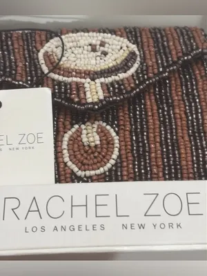 NEW - Viral Rachel Zoe Espresso Martini Beaded Coin Pouch & Bag Charm/Key Ring thumbnail 8