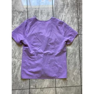 FIGS Technical Collection Purple V-Neck Scrub Top XL FW1000 Womens Short Sleeve thumbnail 7