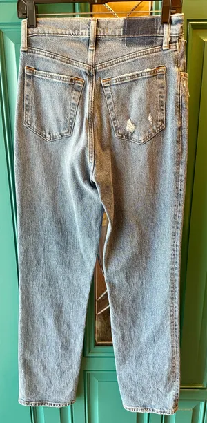 Abercrombie 90s Straight Ultra High Rise Criss Cross Waist Jeans Size 27 4 thumbnail 11