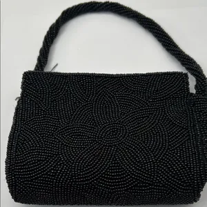 Bloomingdale's Elegant Black Beaded Wristlet thumbnail 13