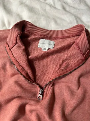 American Eagle fleece half zip up sweatshirt thumbnail 5