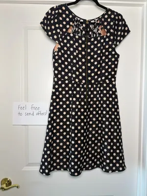Anthropologie Polka Dot Dress thumbnail 2