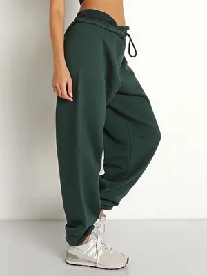 Joah Brown Oversized Jogger Dark Pine Green XS/Small thumbnail 4