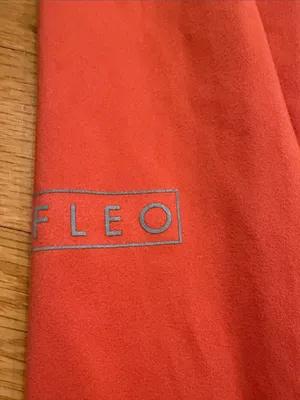 Fleo orange leggings size large . thumbnail 7