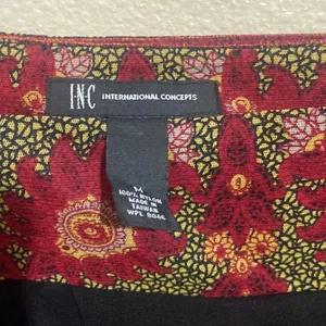 Off the shoulder bohemian Paisley grunge dark fairy sheer‎ sleeves size Medium thumbnail 4