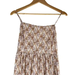 By The River Boho Cottagecore Sleeveless Midi Dress Size Large thumbnail 3