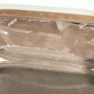 TOM FORD Sunglasses Case Only Clamshell Velvet Brown Hardcase Small‎ thumbnail 3