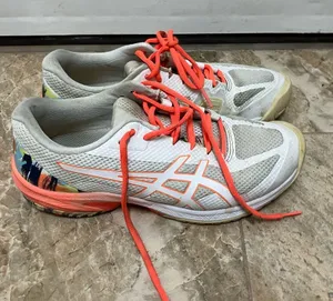 Asics Court Speed FF White Sunrise Tennis Shoes Size 7.5 Training Sneakers thumbnail 1