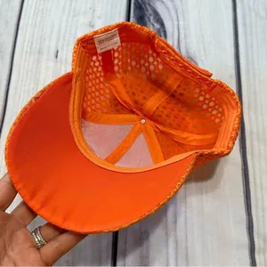 Auburn Tigers Hunter Orange Mesh Ball Cap Adjustable Strap‎ War Eagle NWOT thumbnail 5