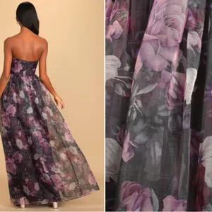 LULU's Floral Sexy Flowy Prom Wedding Chic Bustier Maxi Dress NWOT thumbnail 3