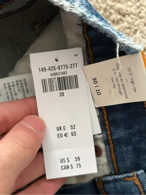 Abercrombie and fitch blue distress Raw Hem Distressed Denim Shorts 30(10) NWT thumbnail 3