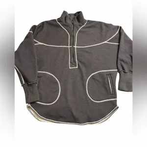 Free People REVERSIBLE Mountain Dreamin’ Fleece size Medium Large thumbnail 6