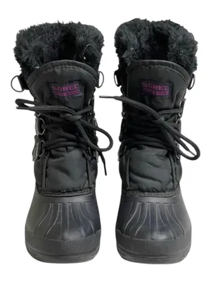 Vintage: Sorel x Kaufman ★ Canada Nylon Snow Waterproof Duck Boots ★ Black ★ 6M thumbnail 6