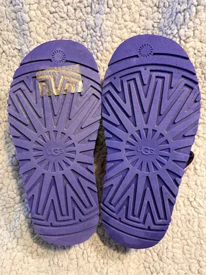 UGG Women's Disco Marble Slide Sandals Violet Night Size 7 Excellent Condition. thumbnail 9