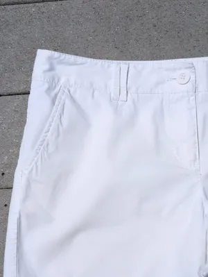 LOFT White Chino Shorts | Loft Size 10 White Shorts 6in Inseam thumbnail 2