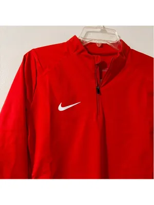 Nike EUC Women's Storm-Fit 1/4 Zip Top Red Small - $105 Retail h thumbnail 13