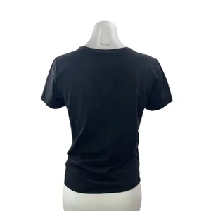 Theory Women's Black Classic Crew Neck Short Sleeve Basic Tee T-Shirt Top Size M thumbnail 2