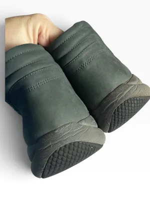Aravon Rev Stridarc Waterproof Gray Leather Lace-Up Side-Zip Boots thumbnail 6